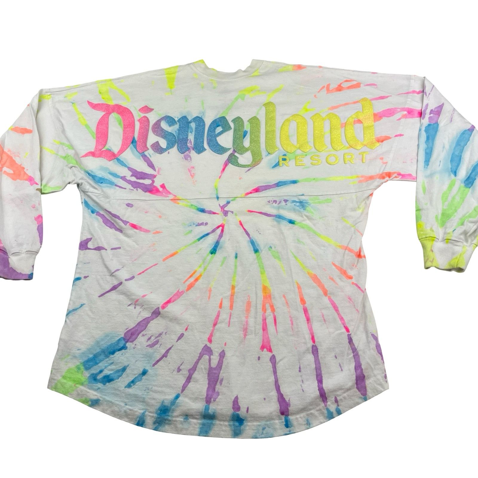 Disney Disney Disneyland Resort Spirit Jersey Neon Tie Dye Glittler Size US S / EU 44-46 / 1 - 3 Thumbnail