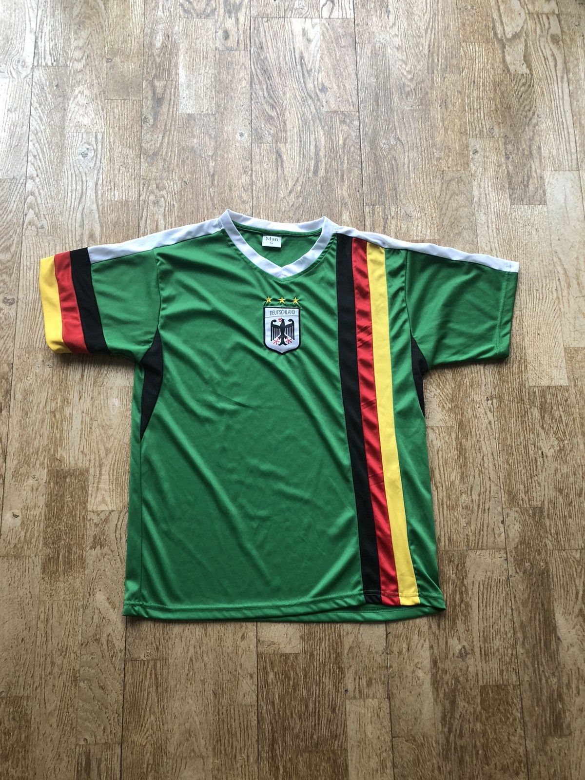 Vintage RARE VINTAGE GERMANY FOOTBALL NATIONAL SOCCER JERSEY Size US S / EU 44-46 / 1 - 1 Thumbnail