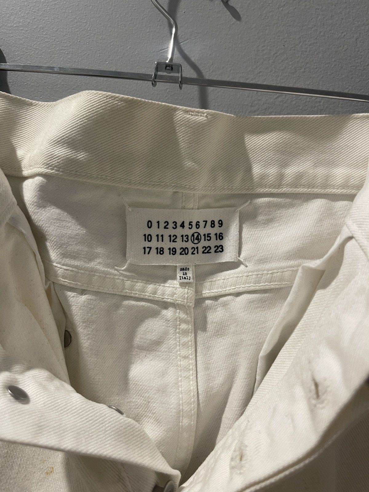 Maison Margiela Maison Margiela White jeans Size US 33 - 11 Thumbnail