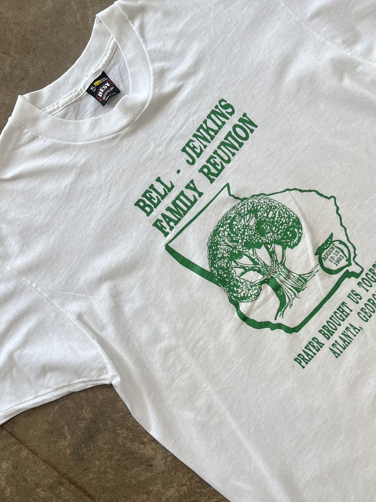 Vintage Vintage 1993 Atlanta Georgia Reunion Peaches Tee XL Size US XL / EU 56 / 4 - 1 Thumbnail