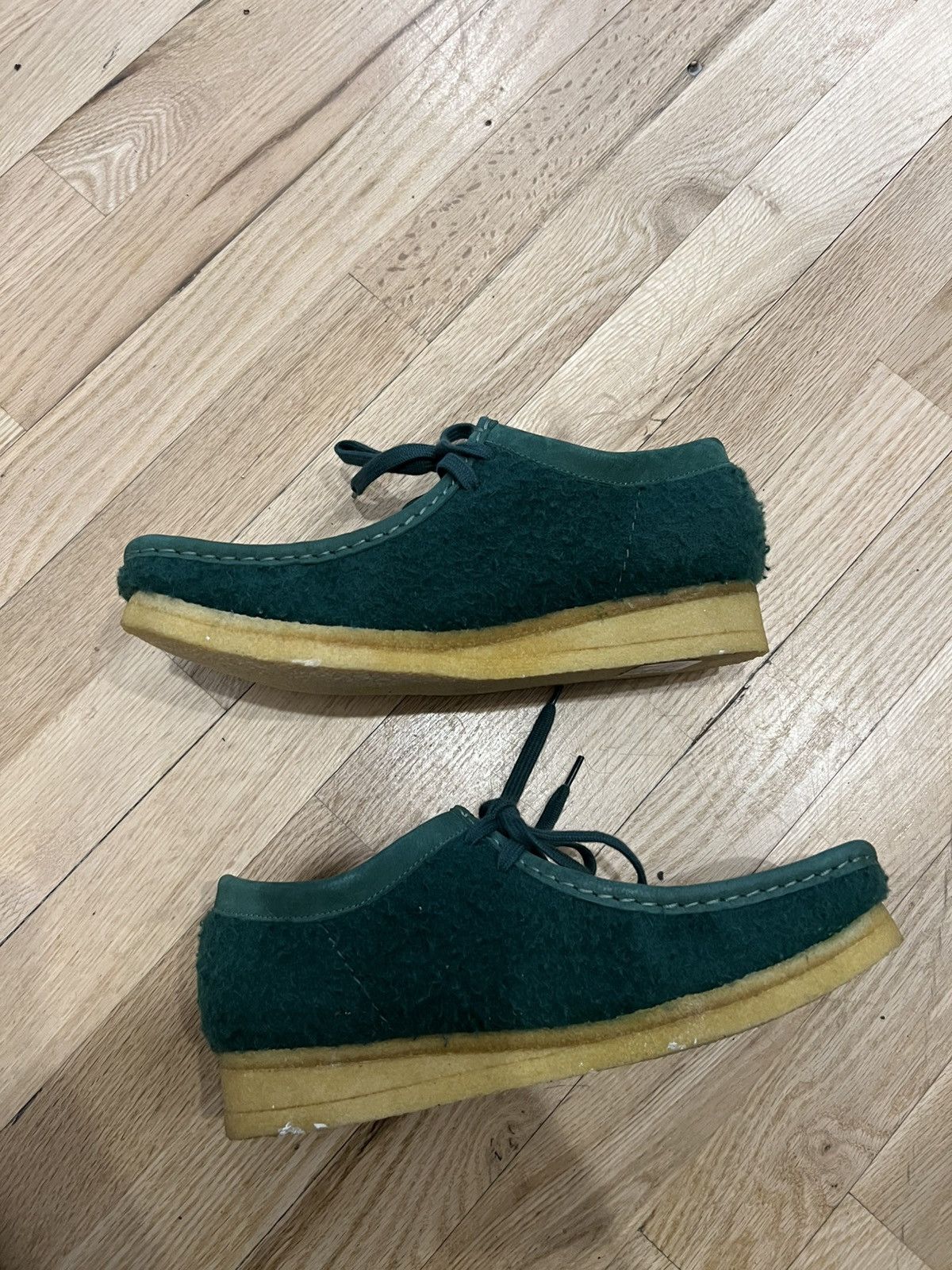 Aime Leon Dore × Clarks Clarks x Aime Leon Dore Green Casentino Wool Size US 8 / EU 41 - 2 Thumbnail