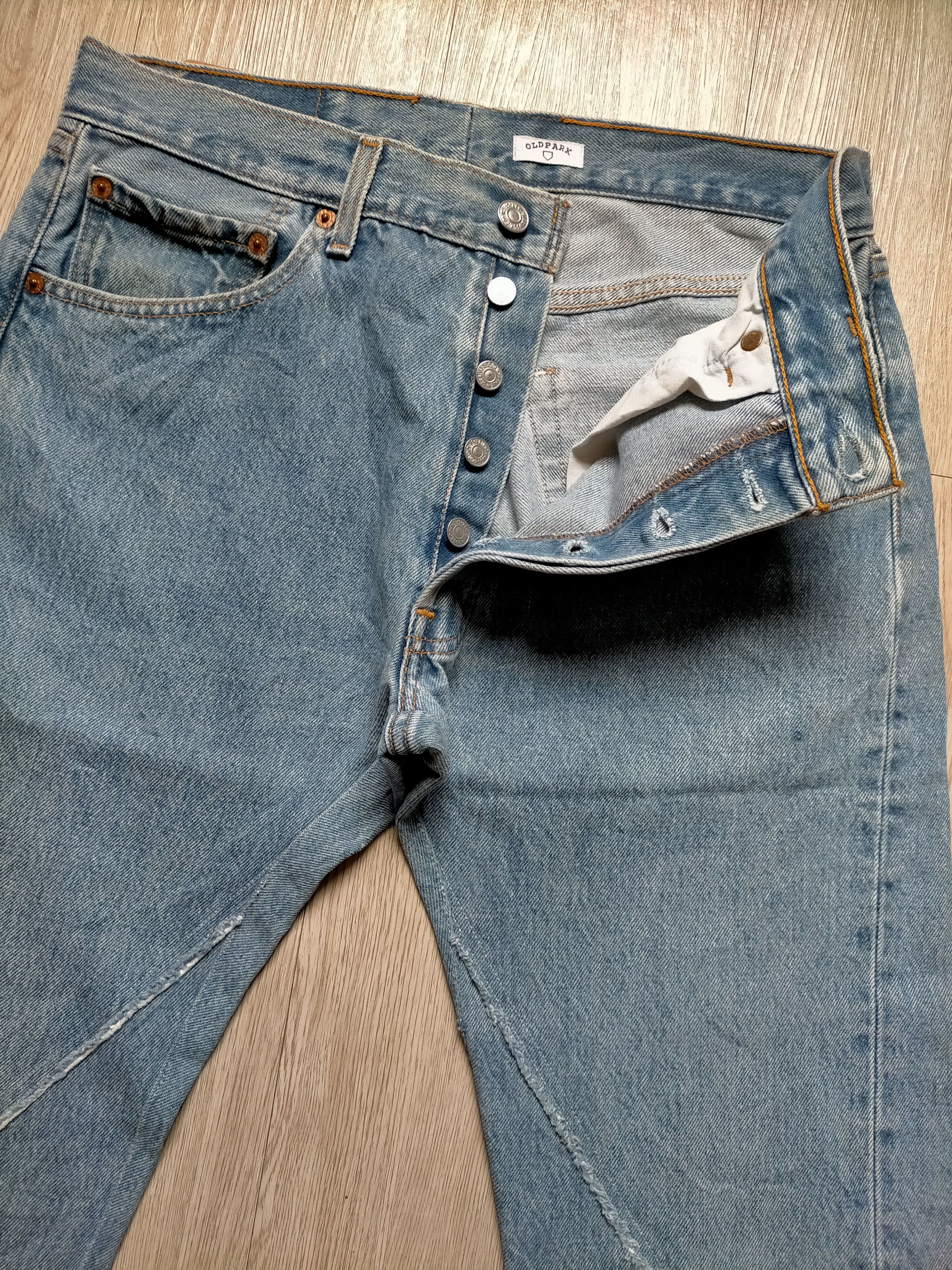 Levi's Vintage Levis 501 x Old Park Upcycle Blue Jeans Size US 30 / EU 46 - 3 Thumbnail