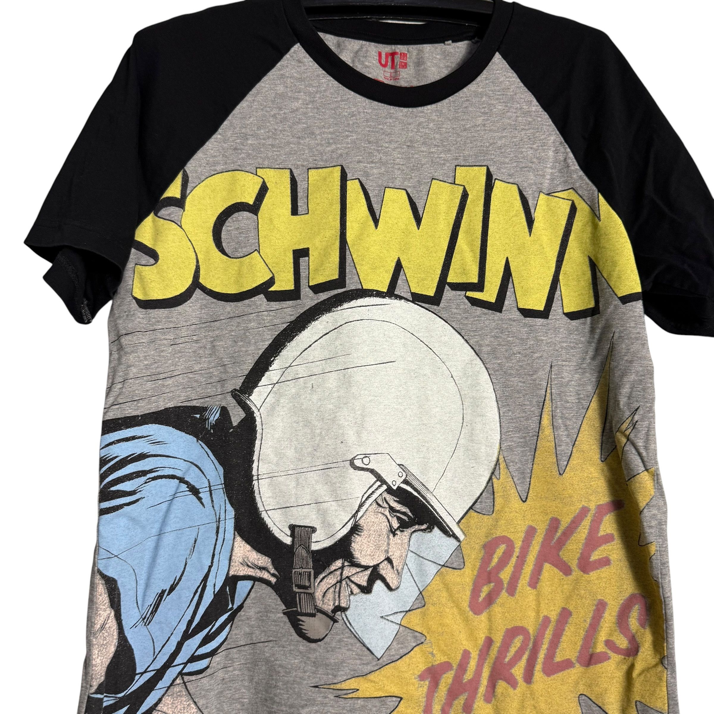 Uniqlo 🔥RARE🔥Uniqlo UT x Schwinn Bicycles All-Over Raglan T-shirt Size US L / EU 52-54 / 3 - 2 Thumbnail