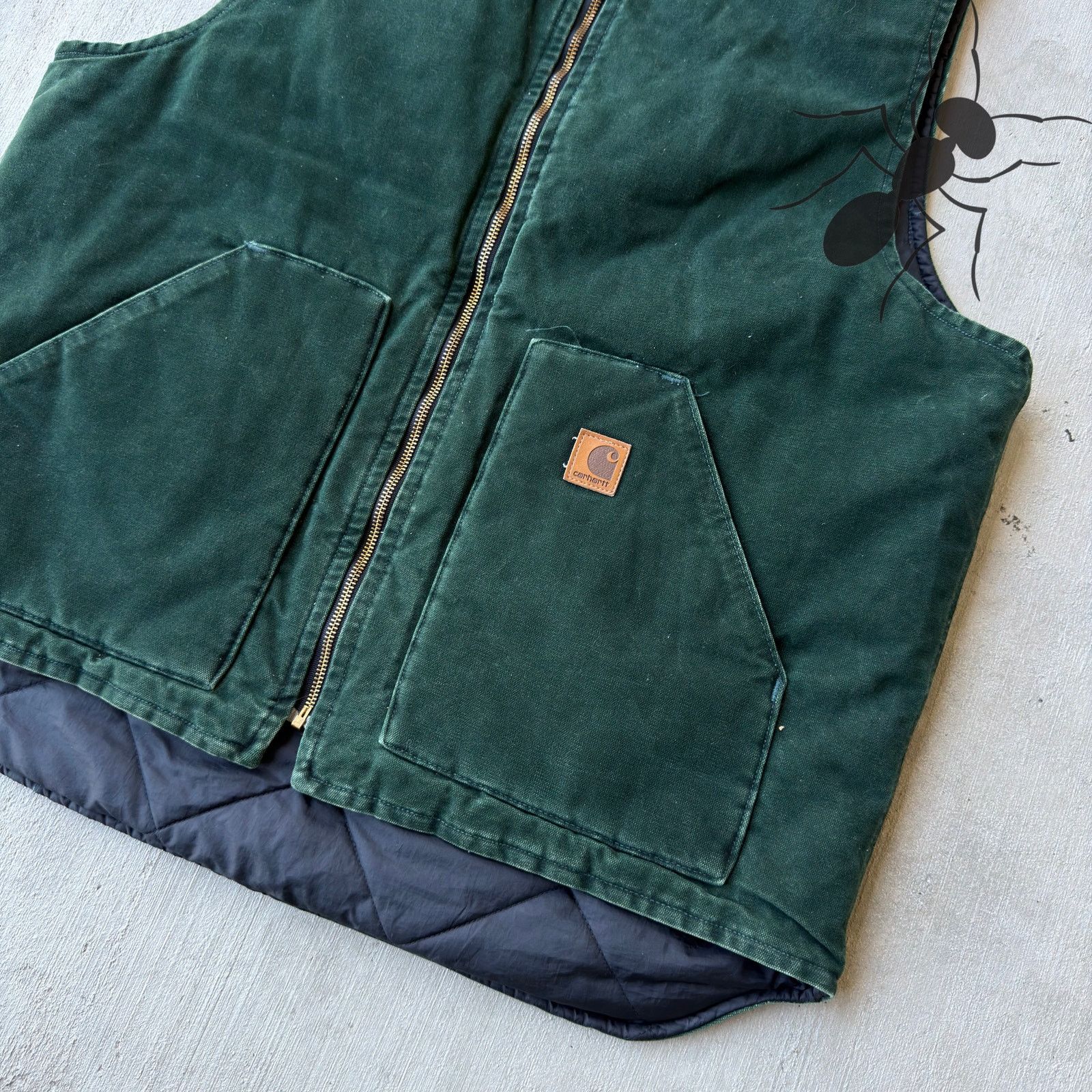 Carhartt × Vintage Carhartt V02 SPC green work wear vest Size US XL / EU 56 / 4 - 2 Thumbnail