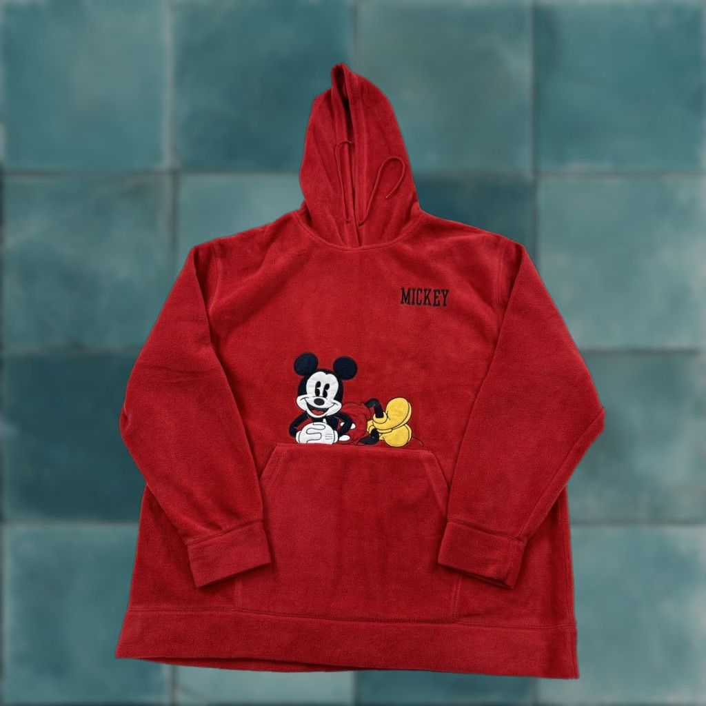 Disney Disney Mickey Mouse Hoodie Pullover Red Plus Size 2X 2XL Womens Size XXL / US 16-18 / IT 52-54 - 1 Thumbnail