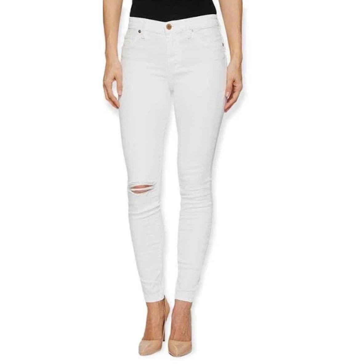 Blanknyc The Great Jones Jeans in White Size 28
