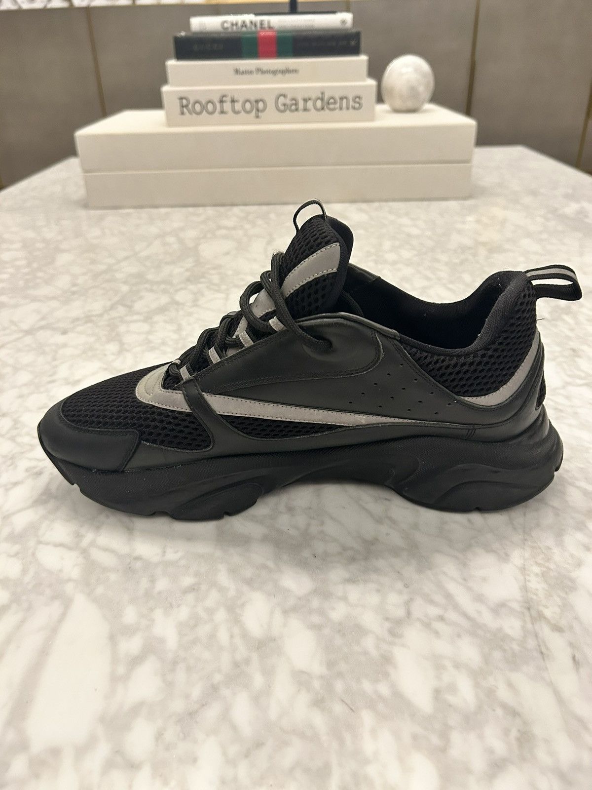 Dior Dior B22 Black Silver Size US 13 / EU 46 - 4 Thumbnail
