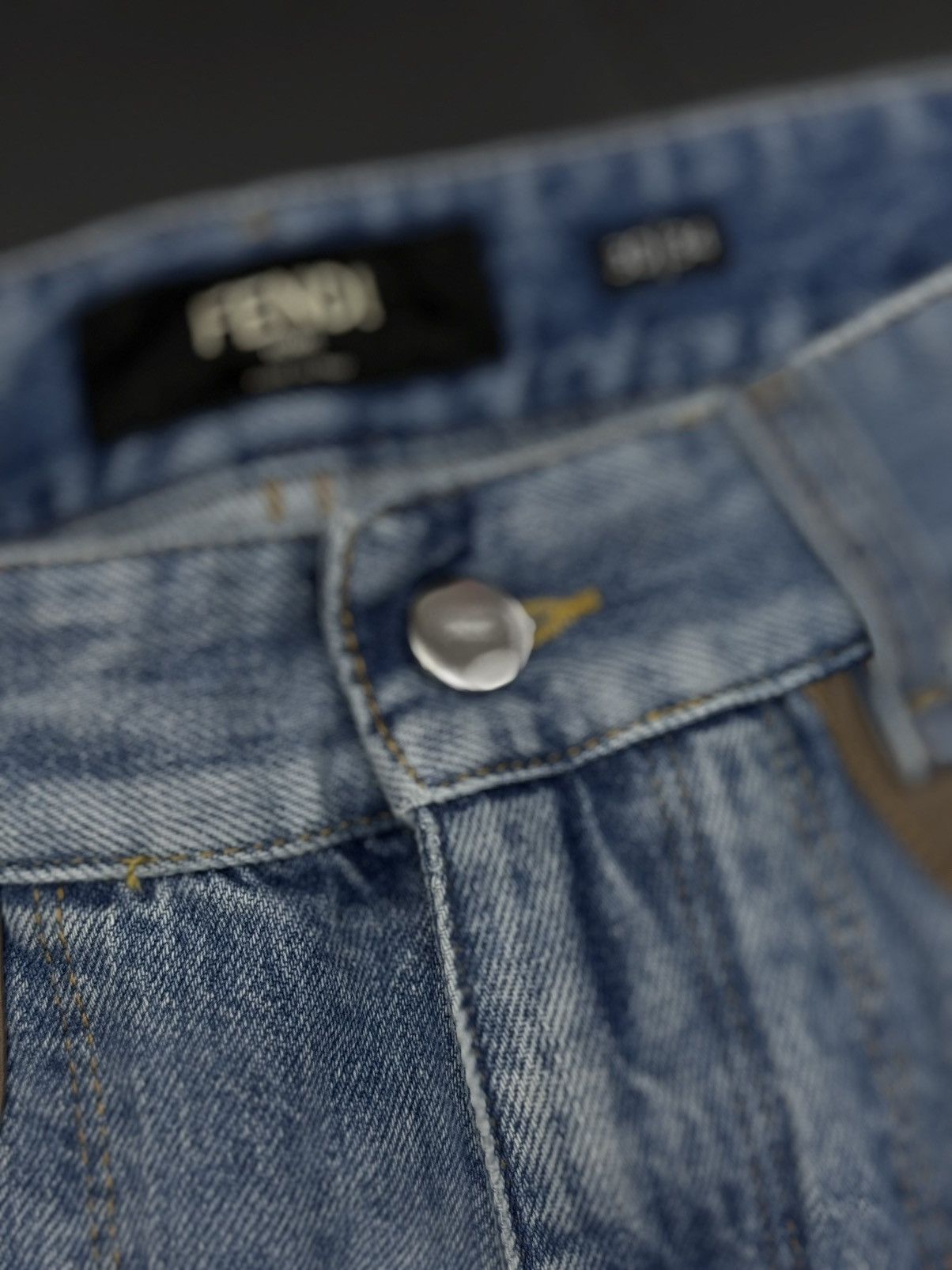 Fendi Fendi Blue Jeans Leather Size 30/34 $1500 Retail Size US 30 / EU 46 - 7 Thumbnail