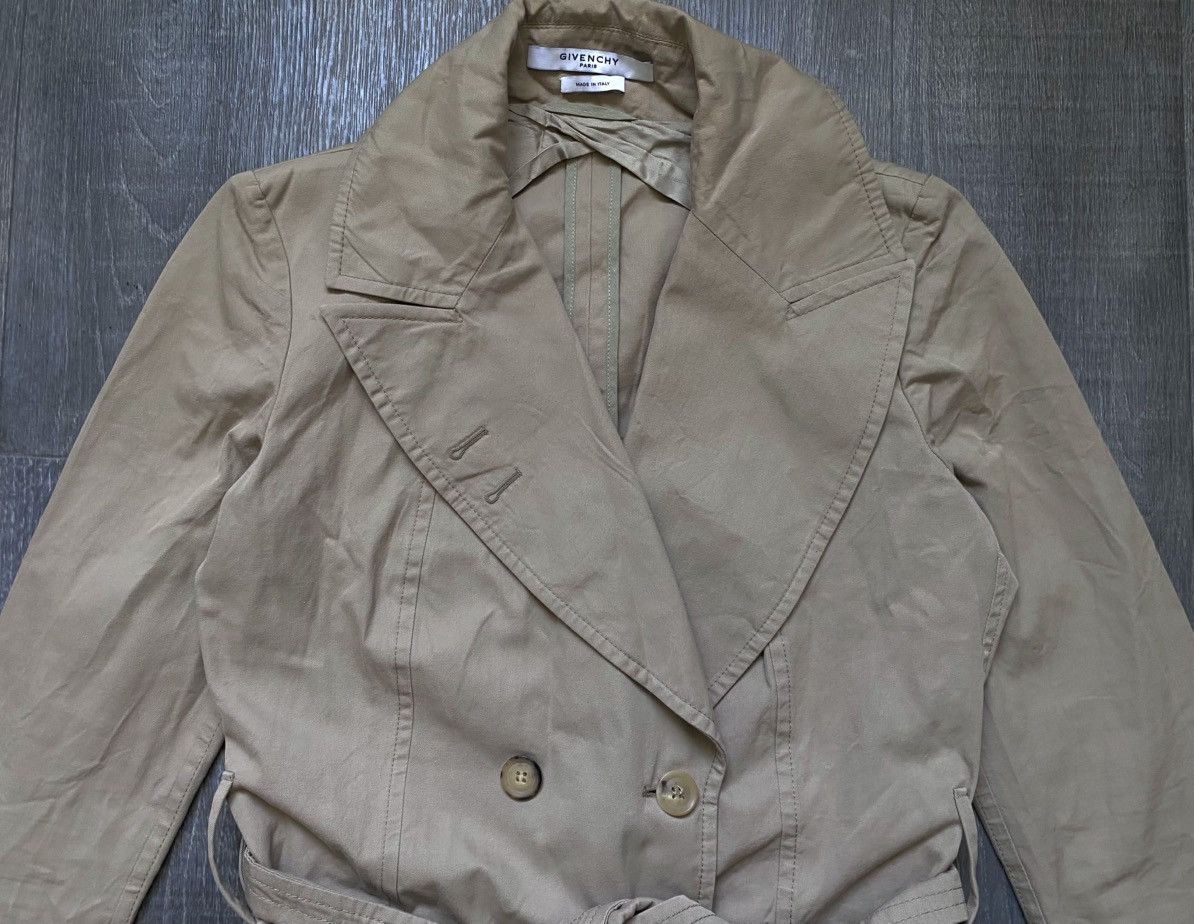 Givenchy Womens Givenchy Paris Beige Trench Coat Jacket Double Breast Size M / US 6-8 / IT 42-44 - 11 Thumbnail