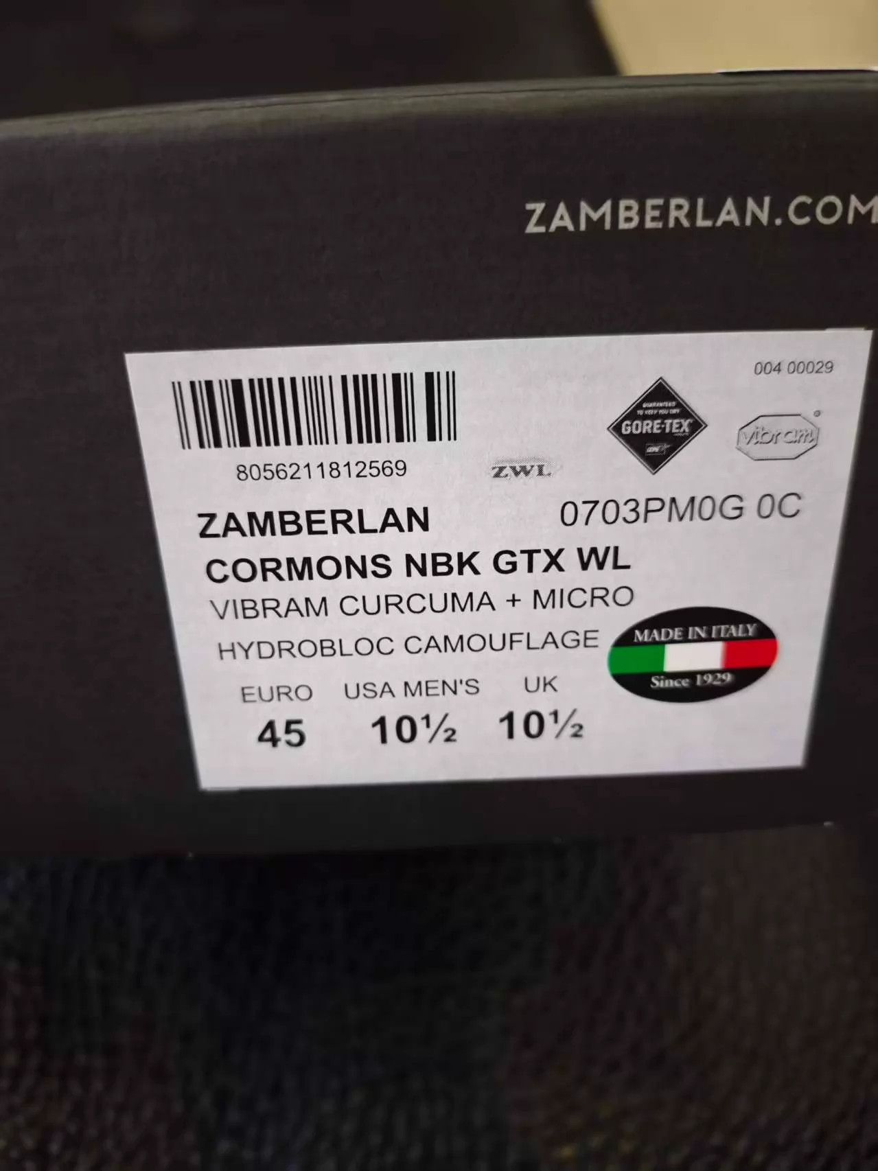 Other Zamberlan Men's Camo GTX Mid-Cut Hiking Boots Size 45 Size US 10.5 / EU 43-44 - 7 Thumbnail