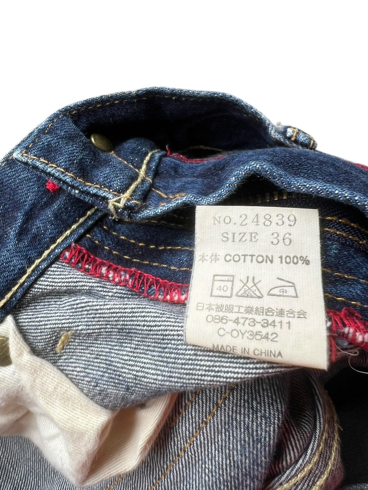Eternal ETERNAL Japan Fade Clawmark Denim Painter Jeans Straight Cut Size US 36 / EU 52 - 23 Thumbnail