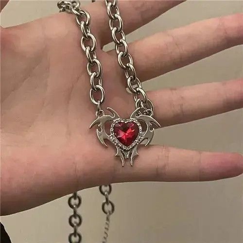 Crosby Square Electro Chain Crystal Heart Silver Abstract Star Pop Fantasy Size ONE SIZE - 1 Thumbnail