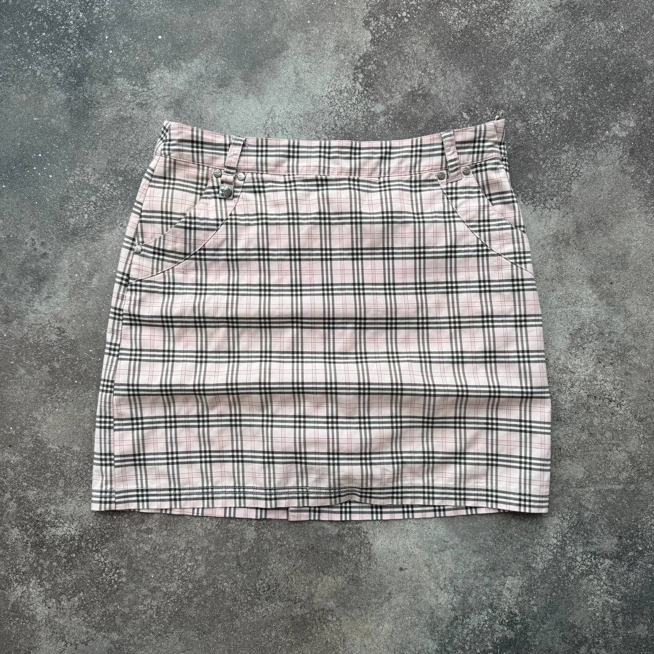 Hysteric Glamour × Japanese Brand × Vintage Amazing 2000’s Aesthetic Pink Nova Check Skirt Size 32" / US 10 / IT 46 - 2 Thumbnail