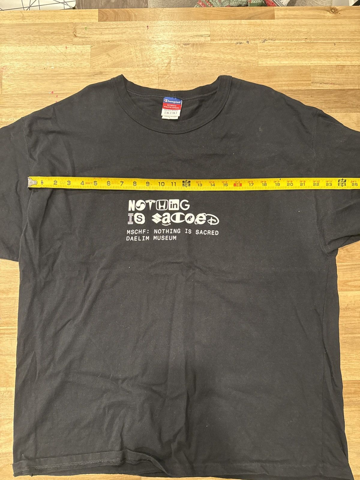 Champion × MSCHF Mschf nothing is sacred Tshirt Size US XL / EU 56 / 4 - 9 Thumbnail