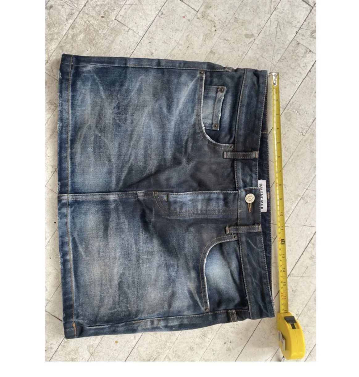 Balenciaga Balenciaga denim mini skirt Size 28" / US 6 / IT 42 - 6 Thumbnail