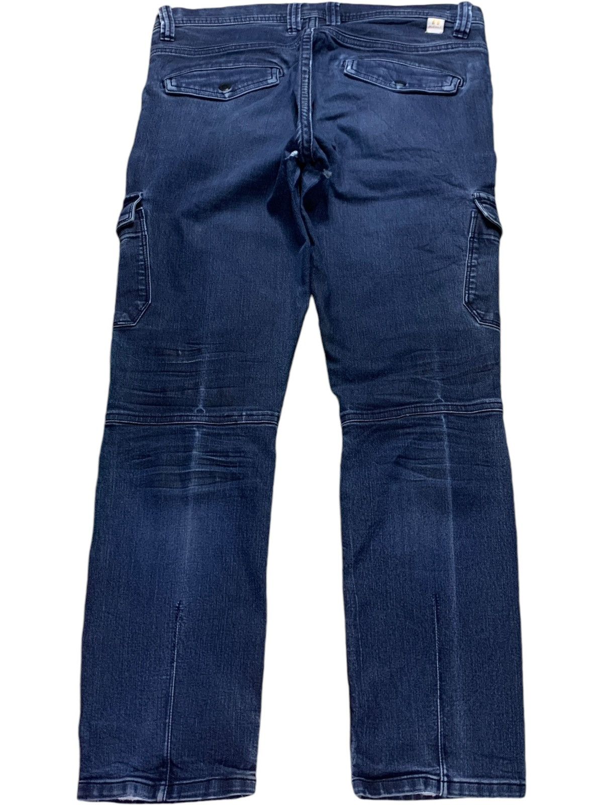 Japanese Brand × Nicole Club Vintage Japanese Nicole Tactical Bondage Cargo Denim Pants Size US 32 / EU 48 - 2 Thumbnail