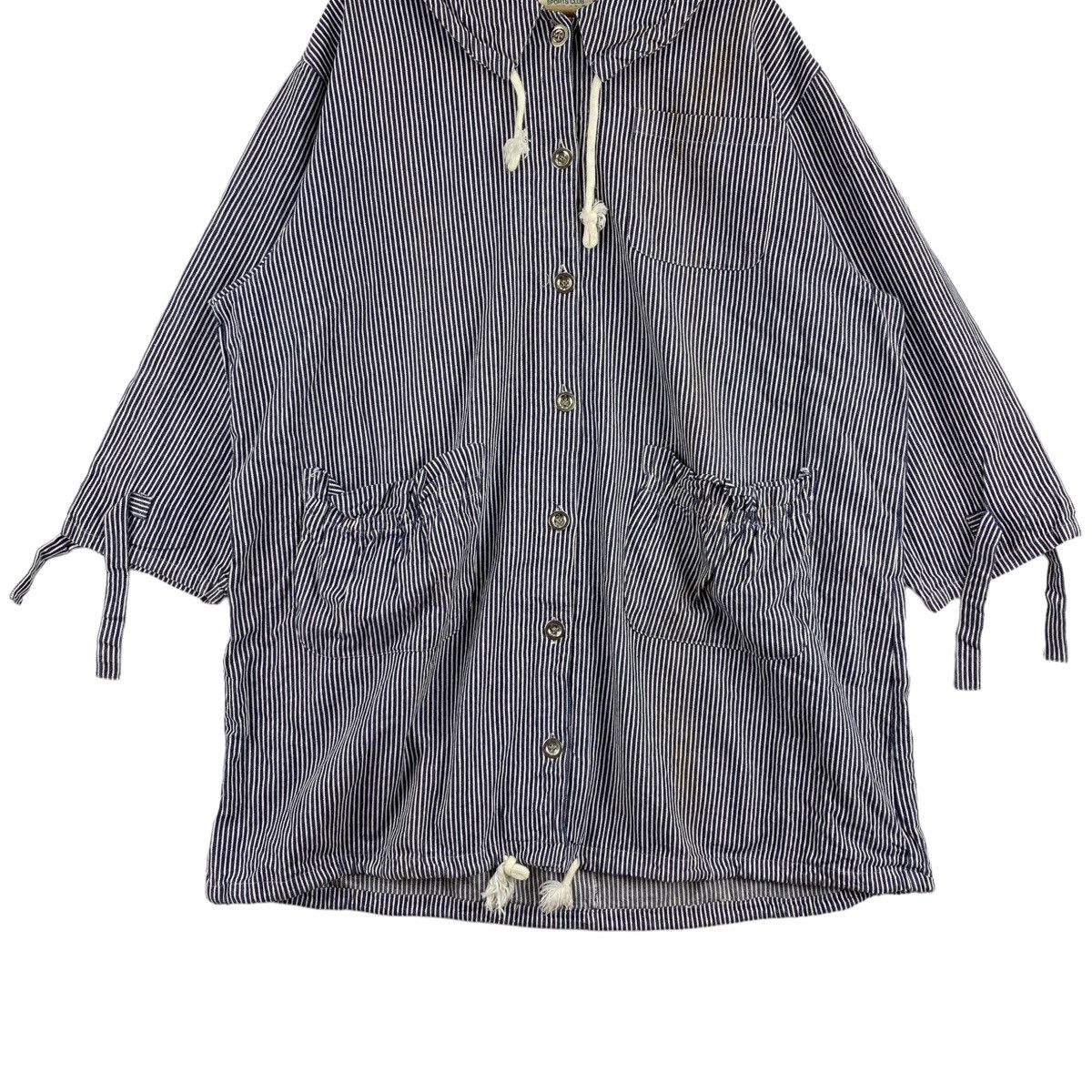 Japanese Brand DOMIEL SPORTS CLUB Japanese Brand Hickory Light Coat Jacket Size 3XL / US 20-22 - 3 Thumbnail
