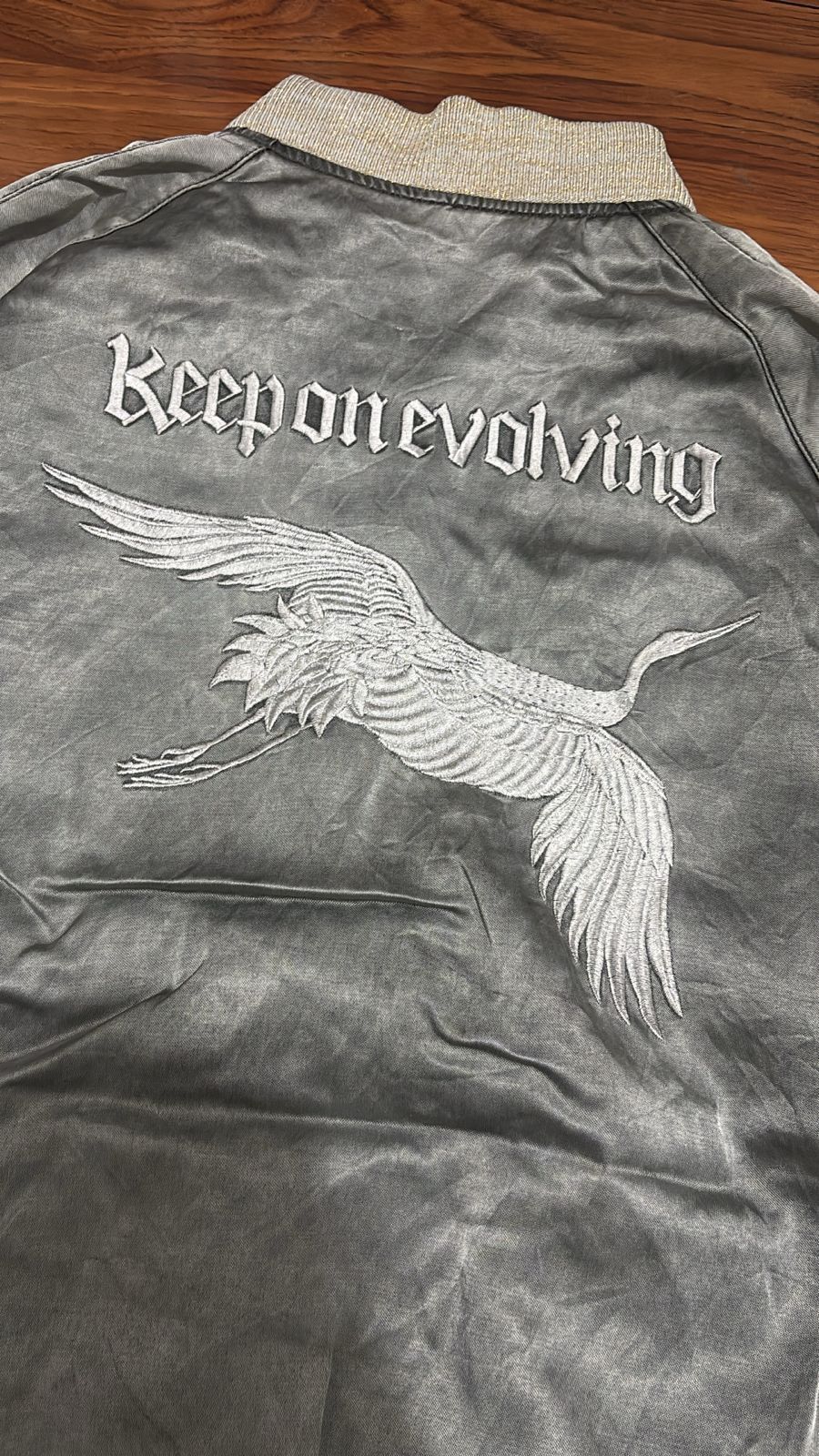 CABANE de ZUCCa Vintage Cabane De Zucca “Keep on Evolving” Sukajan Jacket Size US XL / EU 56 / 4 - 4 Thumbnail