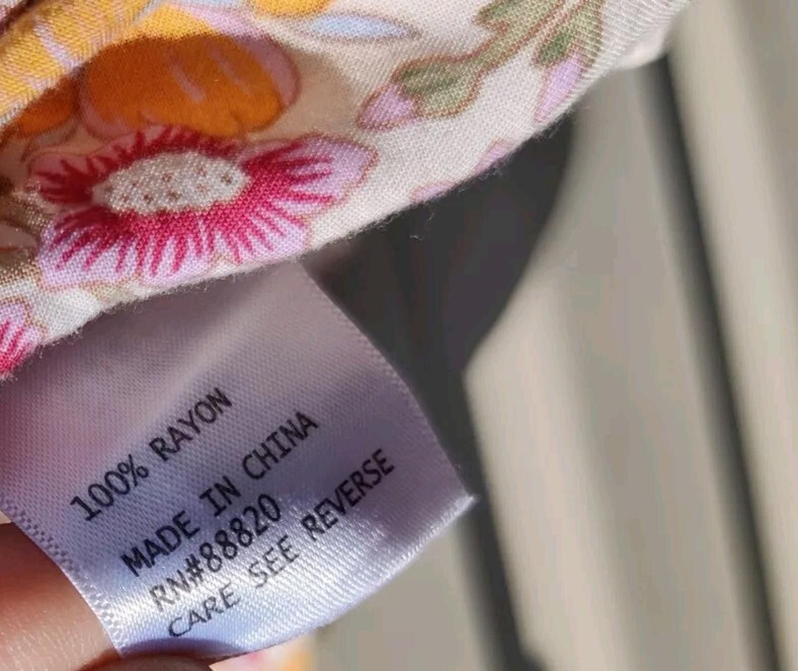 Other Marina Luna Womans Top Blouse Fall Floral Size Small S Thin Size S / US 4 / IT 40 - 9 Thumbnail