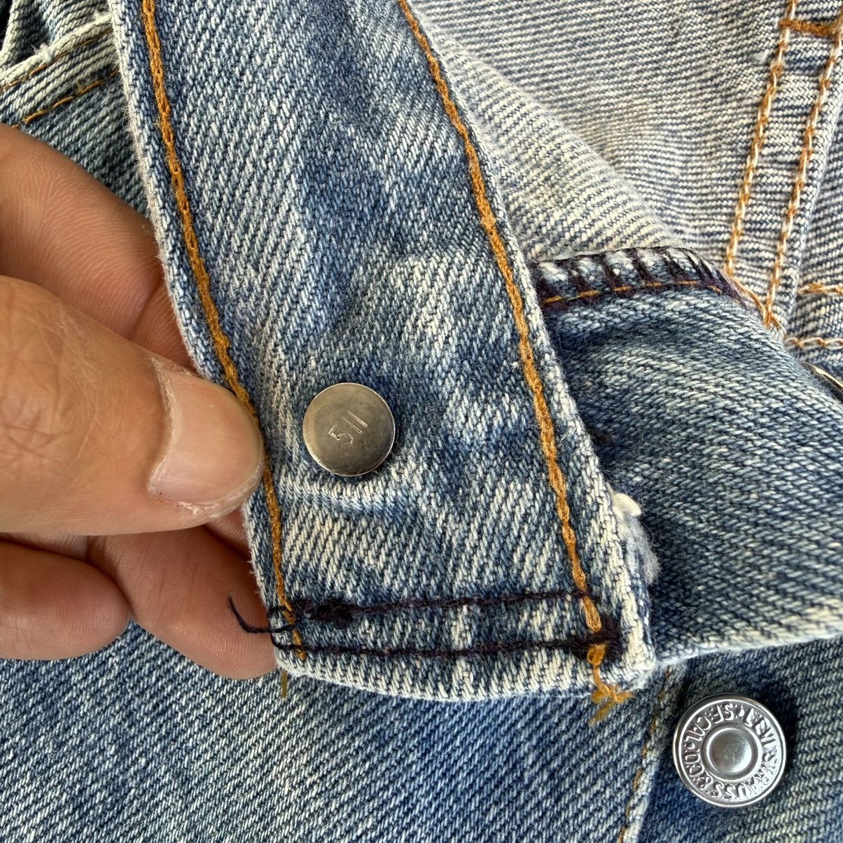 Levi's Vintage Clothing W30x30 Vintage Levi's 701 USA Faded Button Fly Denim Jean Size US 30 / EU 46 - 8 Thumbnail