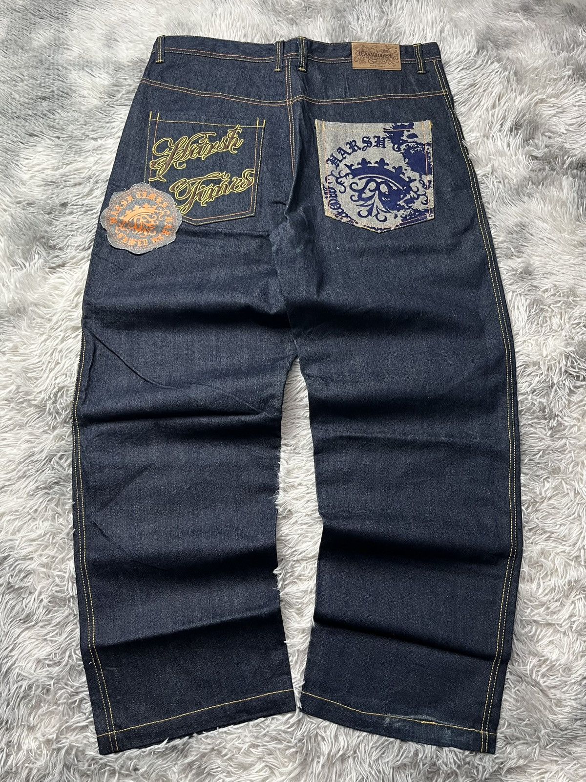 Other Vintage Rawblue The Denim Guruz Jeans Size US 42 / EU 58 - 6 Thumbnail