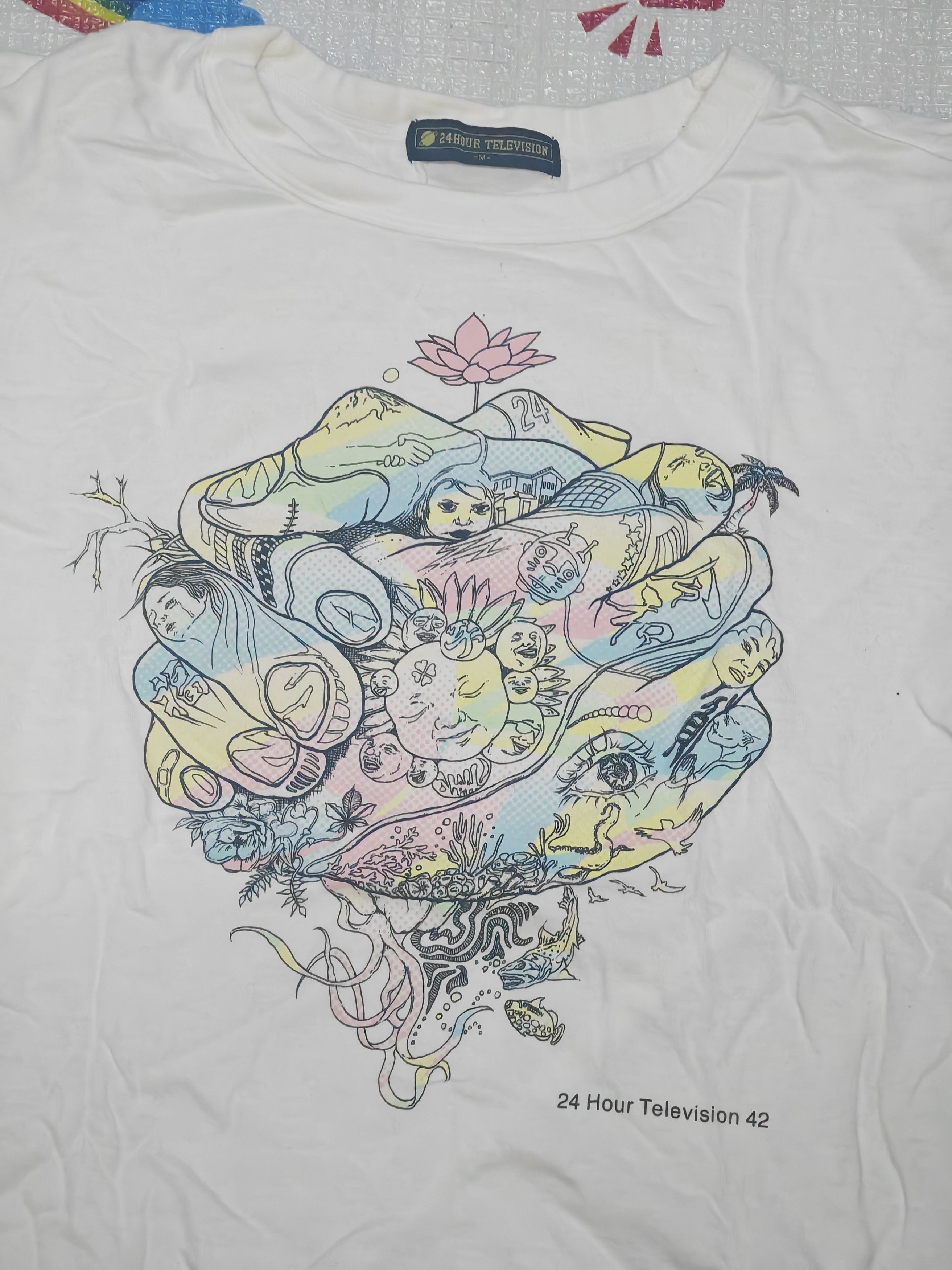 Takashi Murakami 🔥Hot Art Limited Edition 24 Hour Television Japanese Brand Size US M / EU 48-50 / 2 - 4 Thumbnail