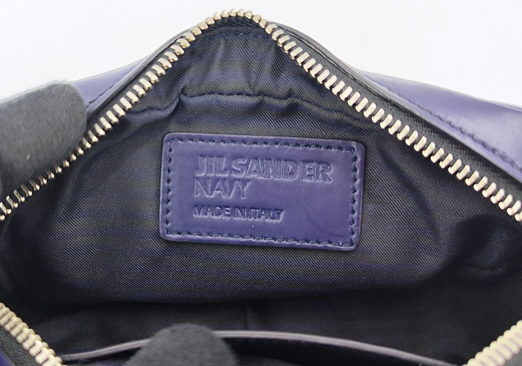 Jil Sander JIL SANDER navy small minimalist purple clutch Size ONE SIZE - 2 Thumbnail