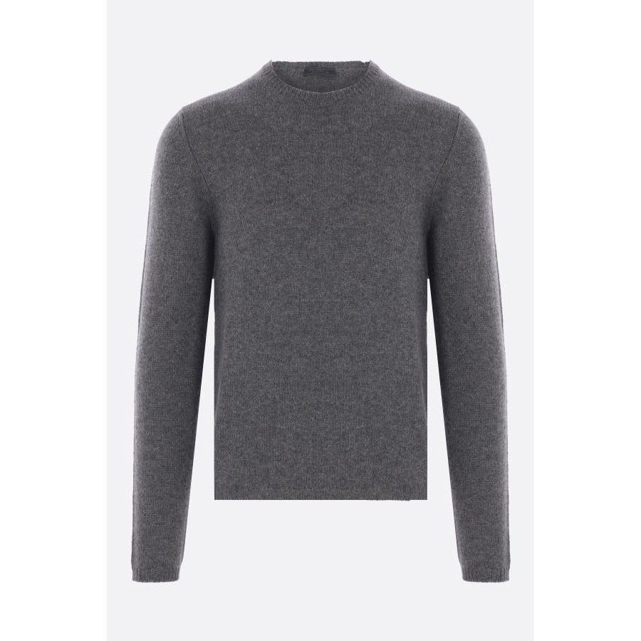 Prada PRADA Grey Cashmere Sweater New & Authentic (Men's size:XL;) Size US XL / EU 56 / 4 - 1 Thumbnail