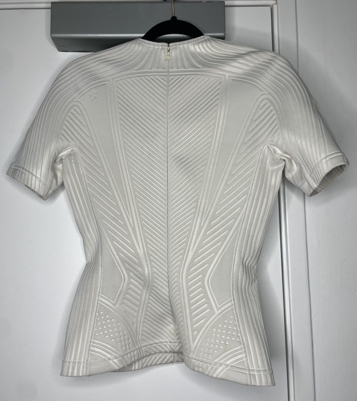 Mugler Mugler Geometric Neoprene Fitted Top Size S / US 4 / IT 40 - 2 Thumbnail
