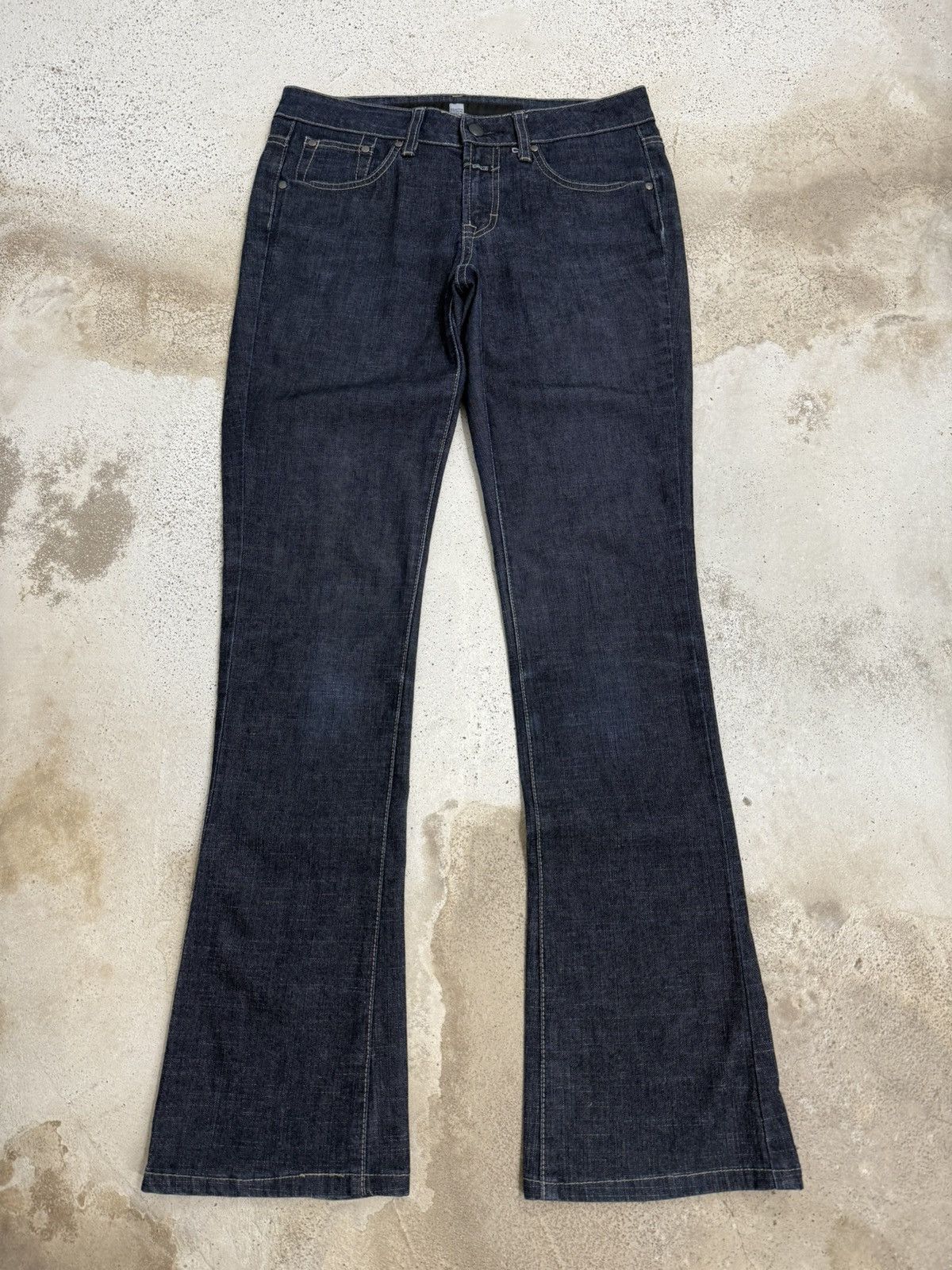 Marithe + Francois Girbaud Dark Flare Marithe Francois Girbaud Denim Pants Size US 28 / EU 44 - 1 Thumbnail