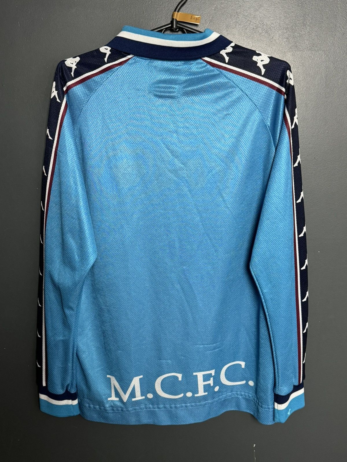 Kappa Manchester City 97/99 Home Football Long Sleeve Jersey Size US S / EU 44-46 / 1 - 2 Thumbnail