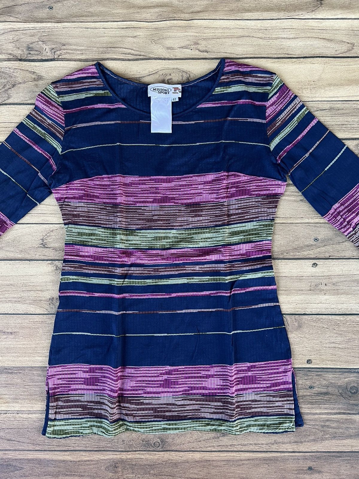 Missoni Missoni sport multi colour t shirt Size L / US 10 / IT 46 - 2 Thumbnail