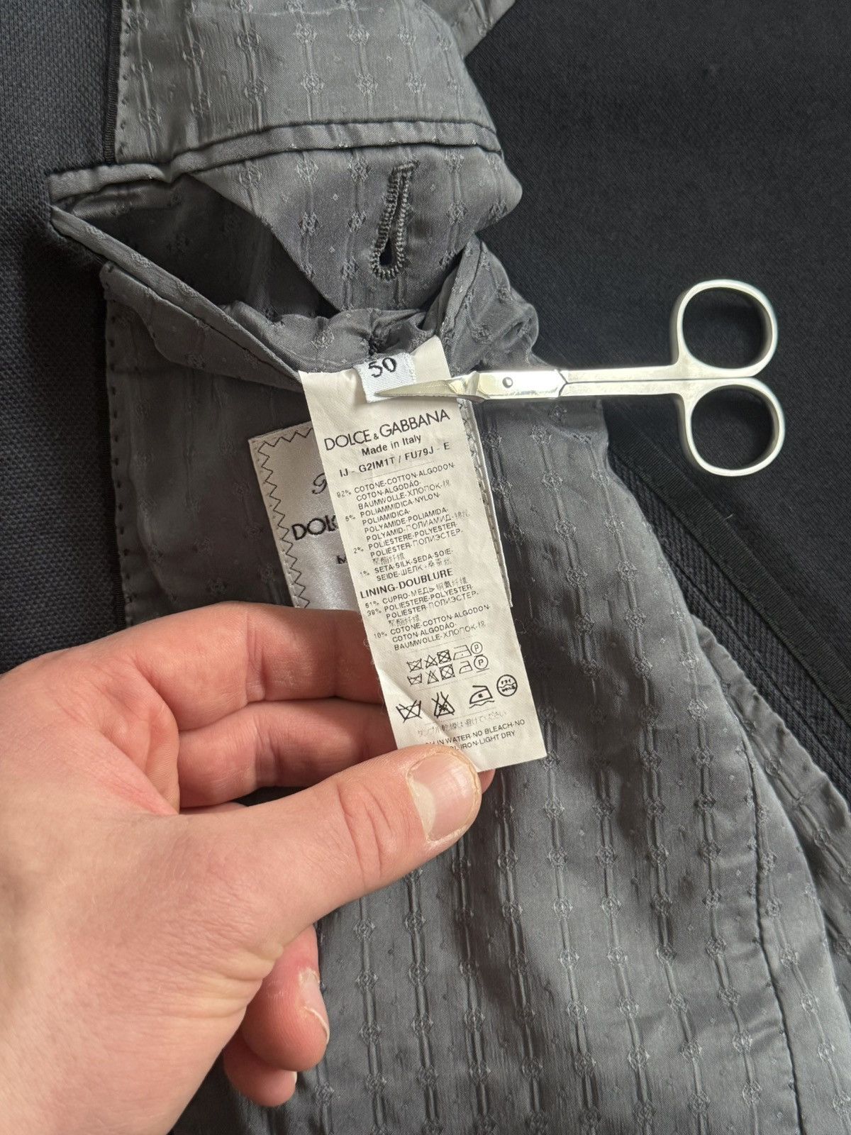 Dolce & Gabbana Dolce & Gabbana Men’s Tailored Classic Blazer K-Jacket Size 50R - 13 Thumbnail