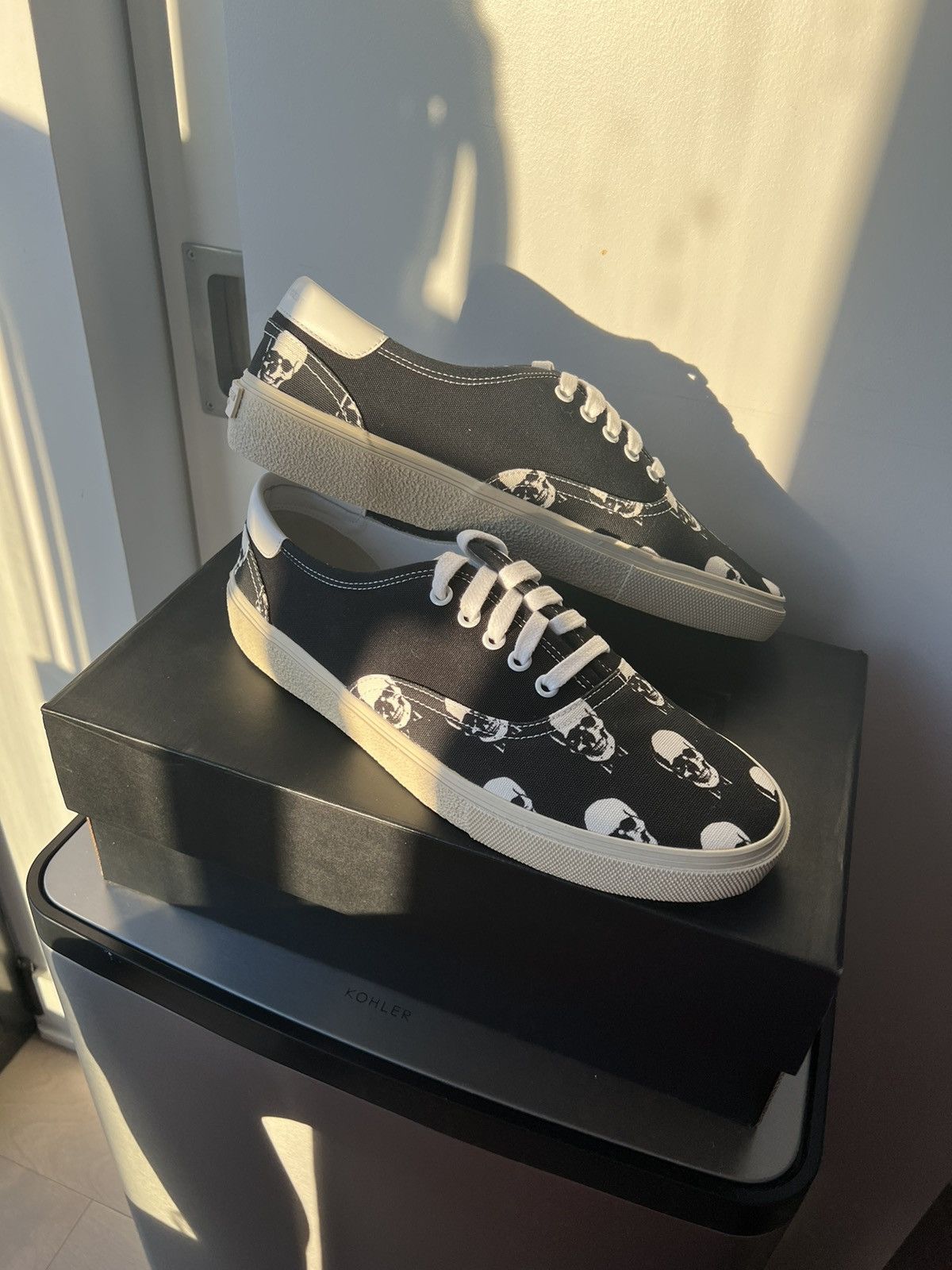 Hedi Slimane × Saint Laurent Paris Saint Laurent Skull Skate 20 sneakers Size US 10 / EU 43 - 1 Thumbnail