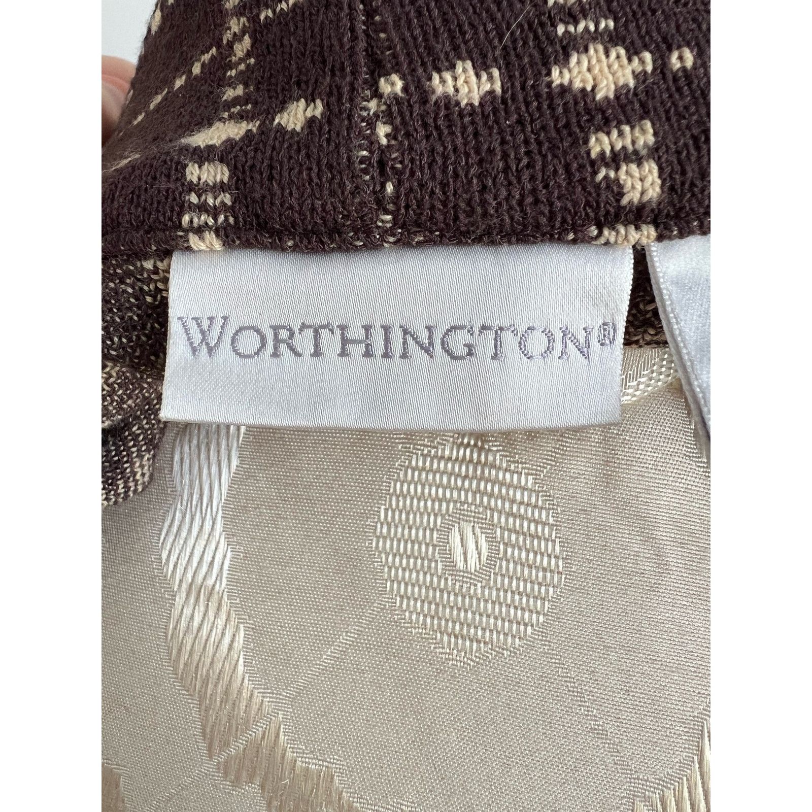 Worthington Worthington Knit Plaid Style Blazer Jacket Small Size S / US 4 / IT 40 - 6 Thumbnail