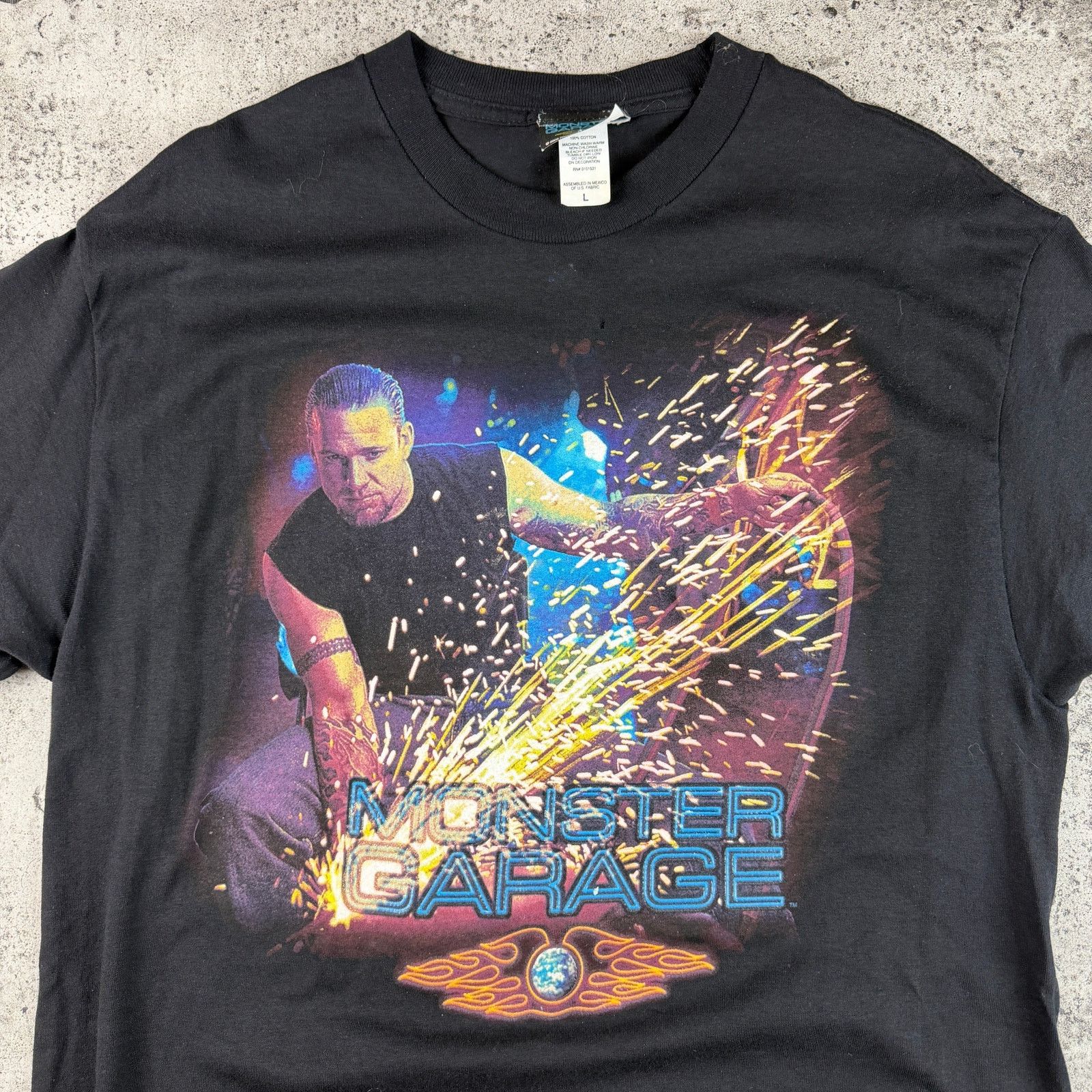 Vintage Vintage Monster Garage Shirt Jesse James Large Size US L / EU 52-54 / 3 - 2 Thumbnail