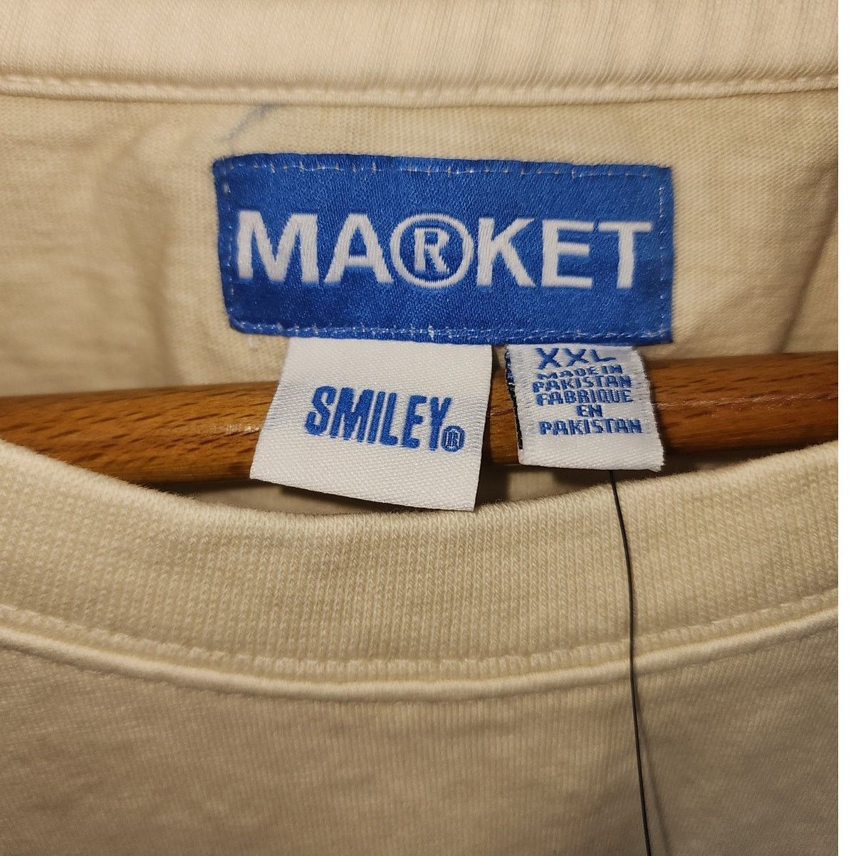 Market Market Beige Printed Short Sleeve T-Shirt Men's Size XXL Size US XXL / EU 58 / 5 - 5 Thumbnail