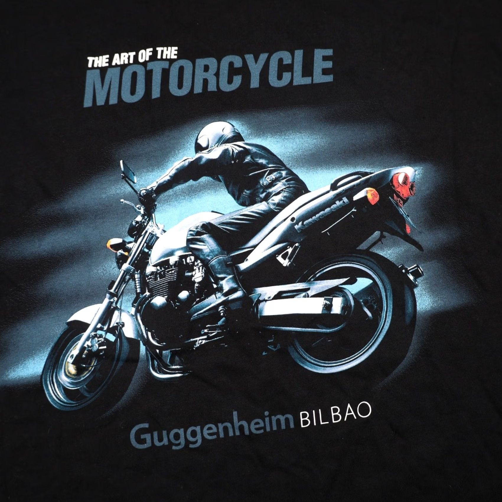 Vintage VINTAGE Guggenheim Bilbao Art of the Motorcycle Exhibition XL Graphic T Shirt Mens Black XL Graphic T Shirt Size US XL / EU 56 / 4 - 4 Thumbnail