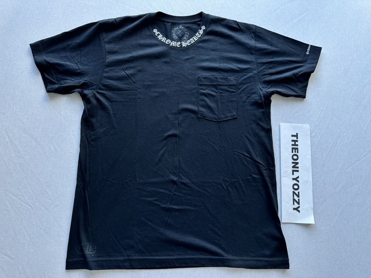 Chrome Hearts Neck Logo T Shirt | Grailed