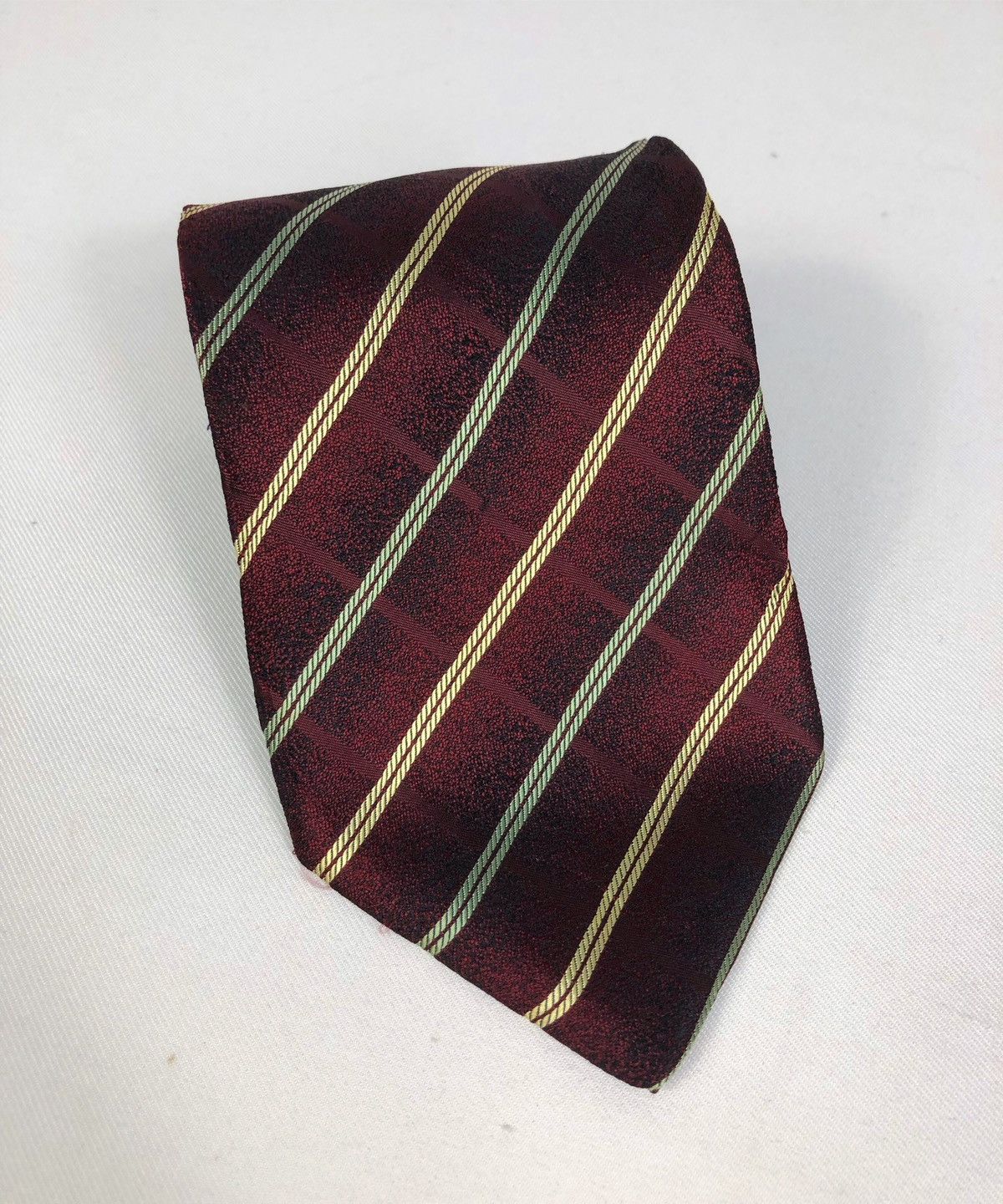 Rare Vintage Balenciaga Stripes Silk Tie