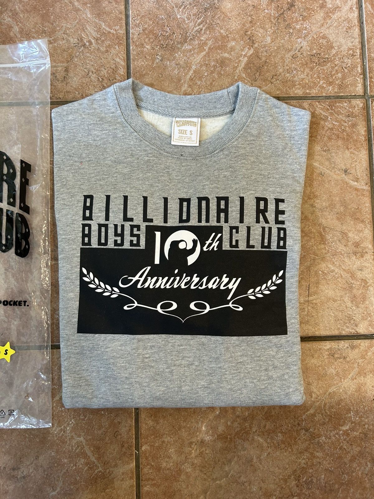 Billionaire Boys Club 10th Anniversary Billionaire Boys Club Grey Hoodie Size US S / EU 44-46 / 1 - 1 Thumbnail