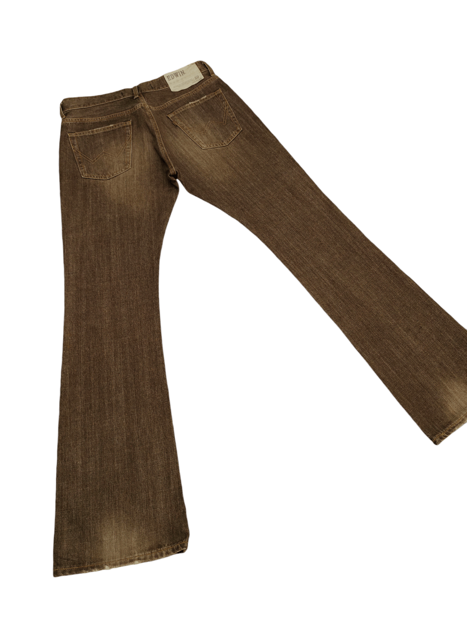 Edwin Flare Jeans Edwin XV Clawmark Faded Denim Bootcut Y2k Size US 32 / EU 48 - 13 Thumbnail