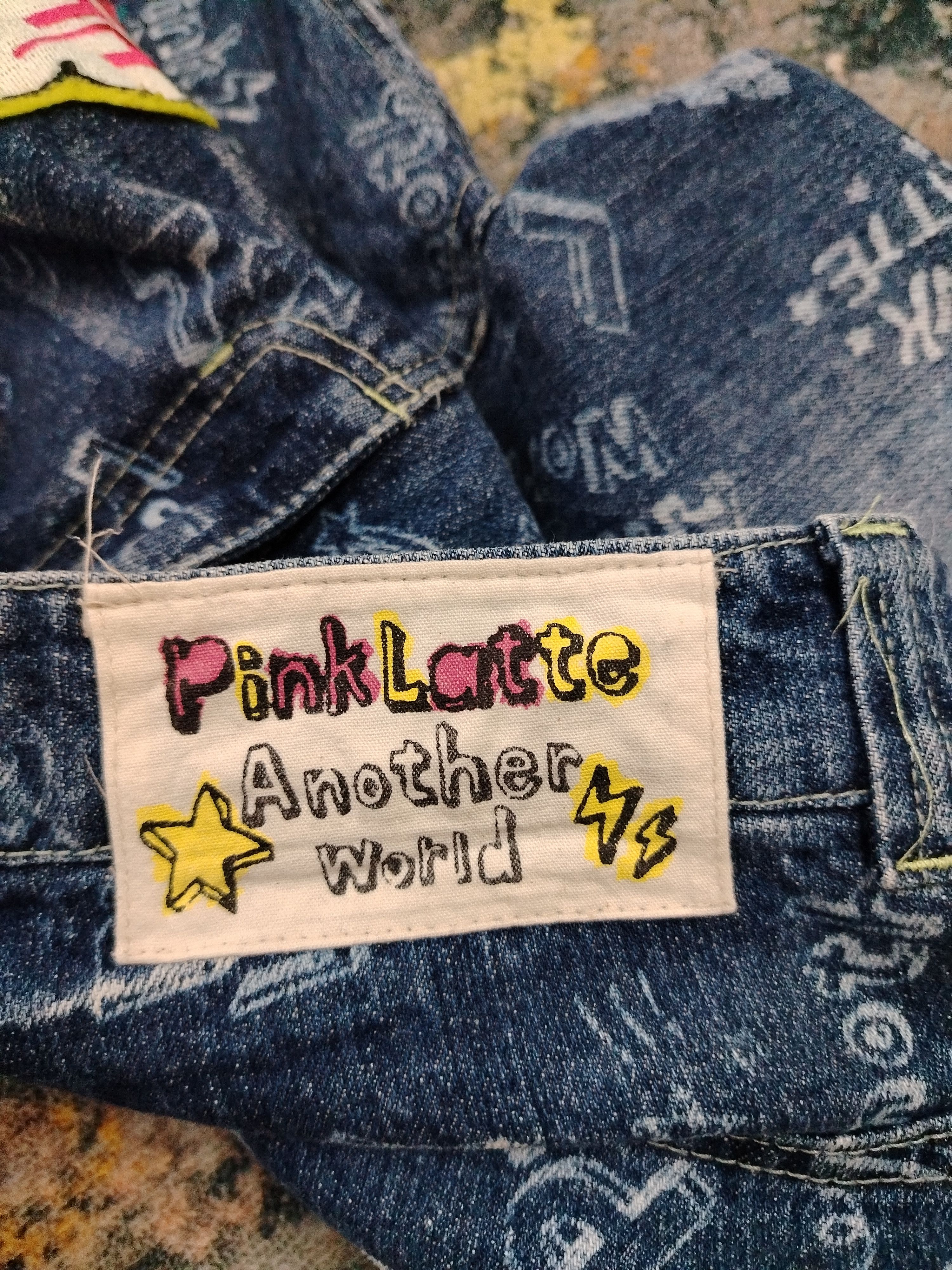 Other Pink Latte over print patch denim Size 30" / US 8 / IT 44 - 3 Thumbnail