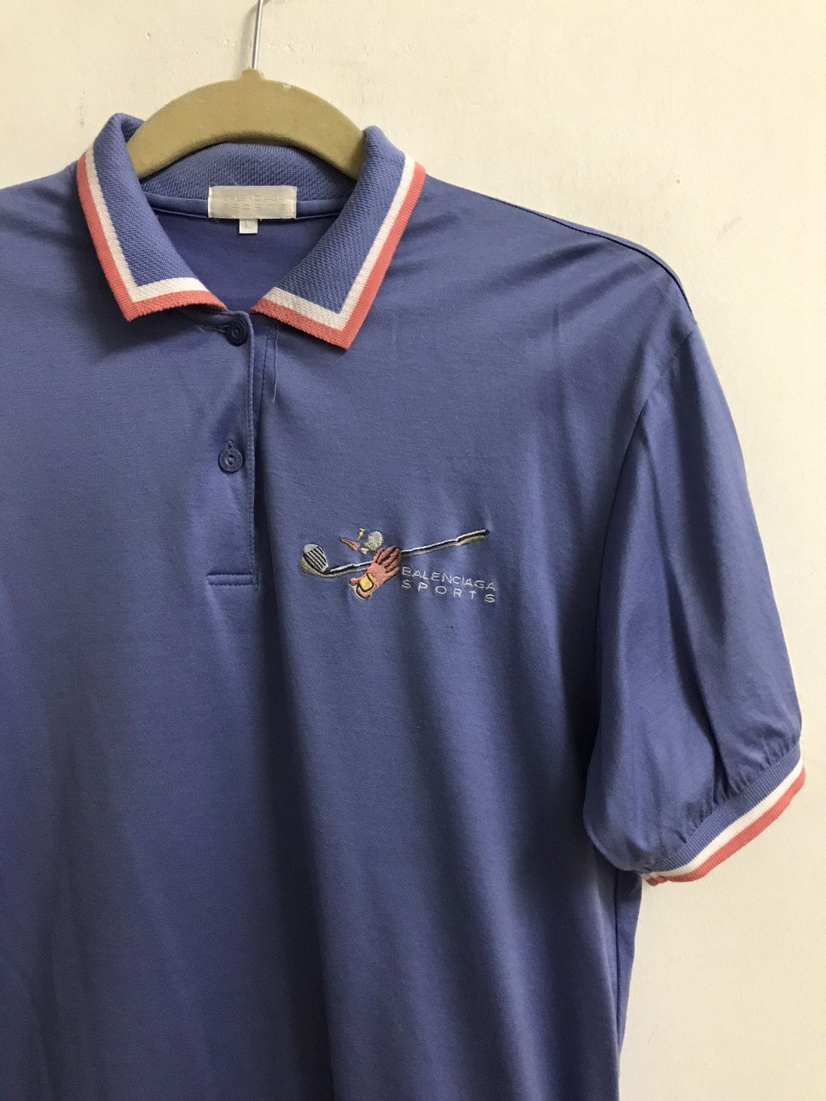 Balenciaga Vintage Balenciaga Sports Polo Shirt Size US S / EU 44-46 / 1 - 2 Thumbnail