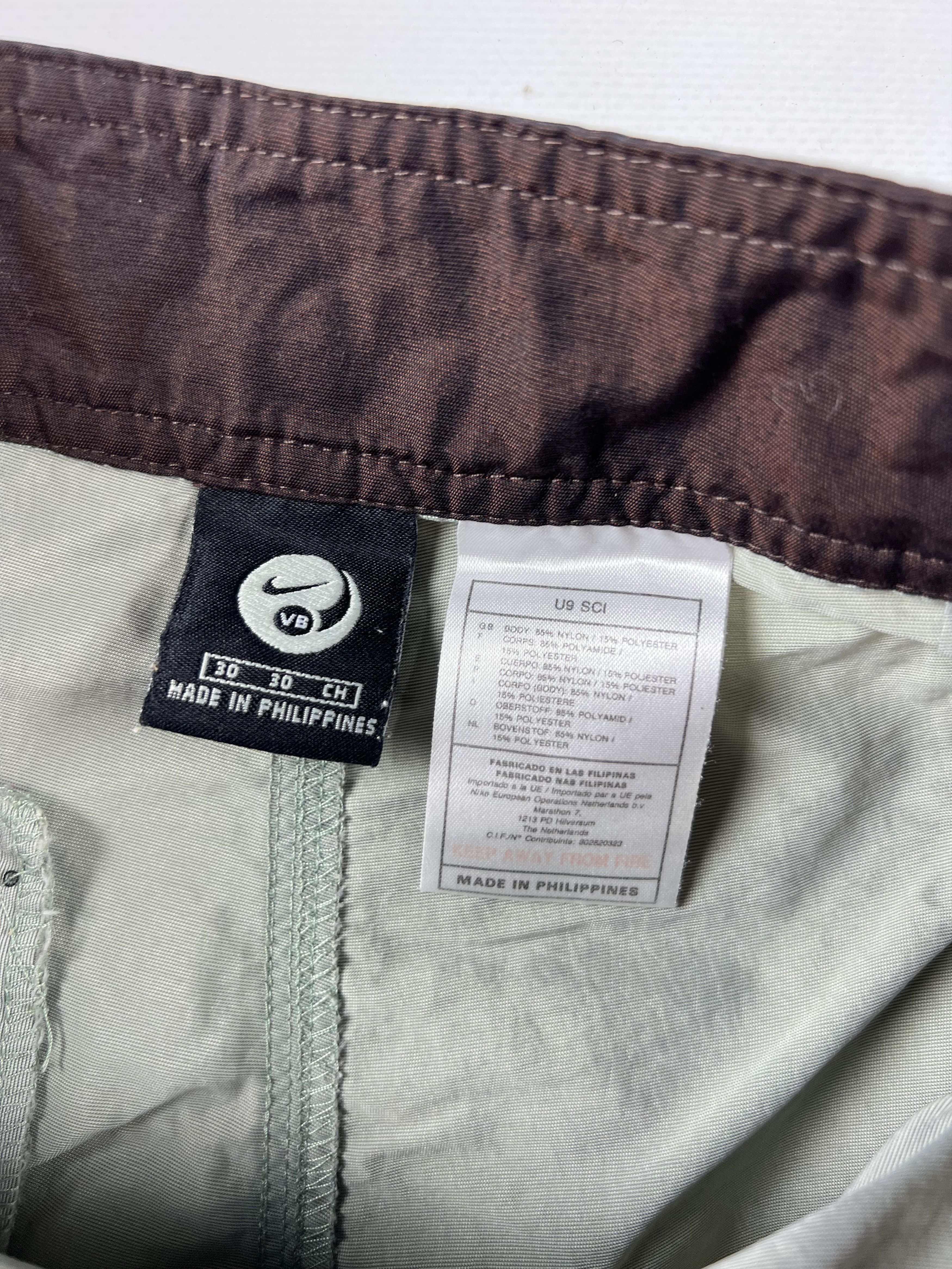 Nike × Vintage Vintage Nike Nylon Shorts M Size US 34 / EU 50 - 5 Thumbnail