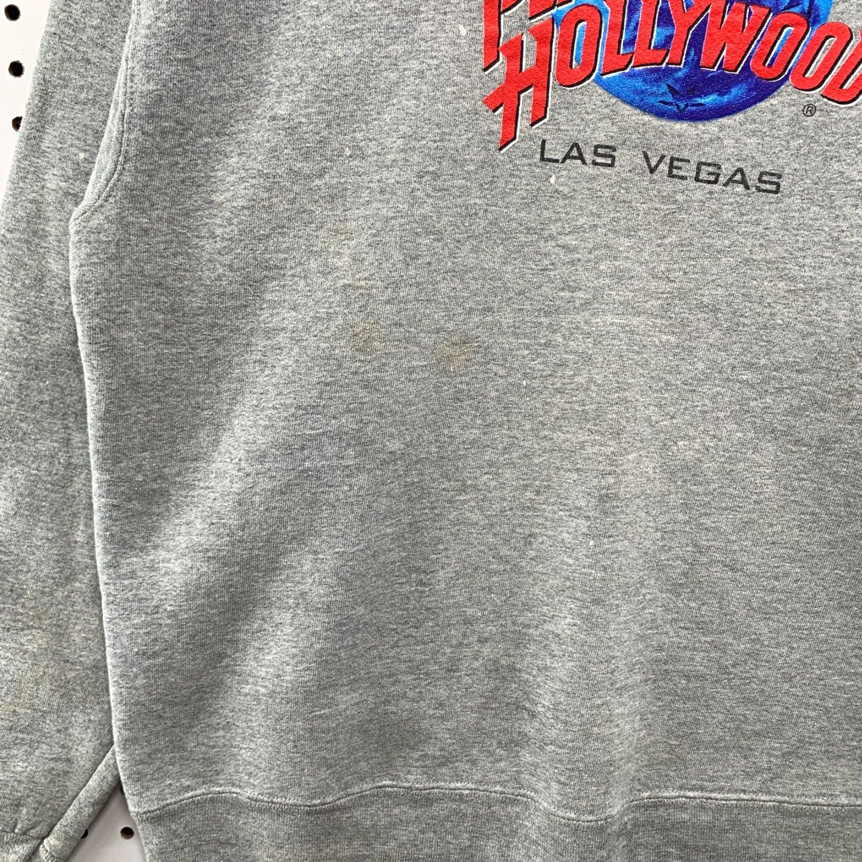 Planet Hollywood VINTAGE Planet Hollywood Las Vegas Crewneck Sweatshirt Mens Large 90s Gray Fleece Size US L / EU 52-54 / 3 - 6 Thumbnail
