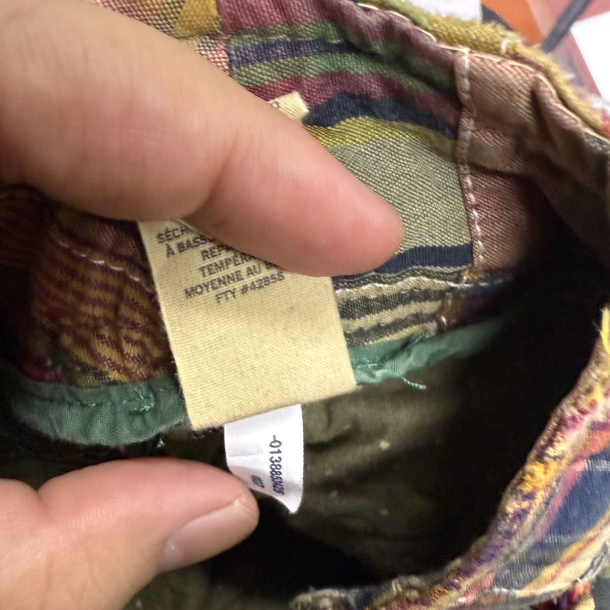 American Eagle Outfitters American Eagle Patchwork Madras Plaid Camo Jorts Size US 38 / EU 54 - 9 Thumbnail