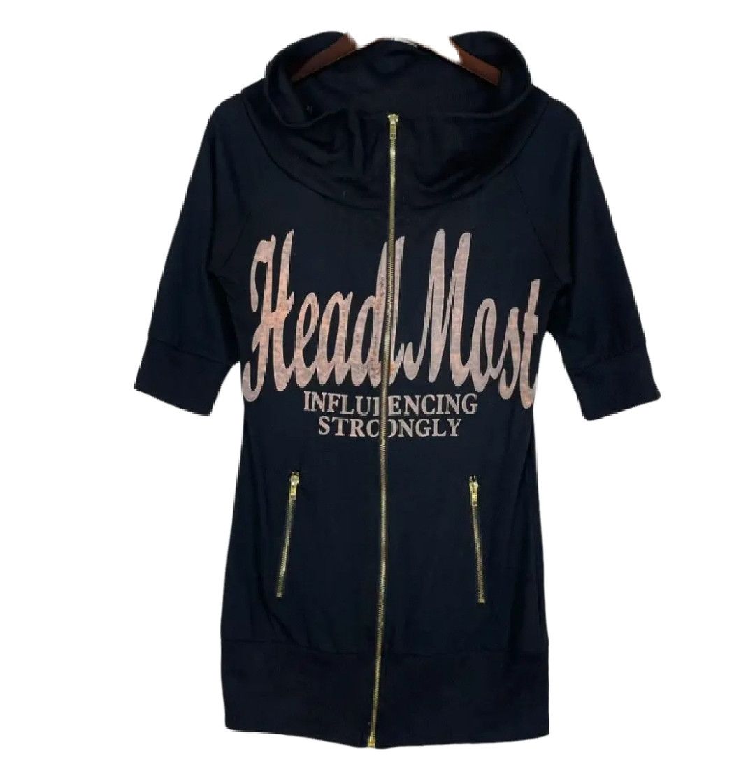 Beauty Beast × Hysteric Glamour × Mari's Rock Pumpking Long Shirt Sweater Punk Head Most Rock Women Size M / US 6-8 / IT 42-44 - 2 Thumbnail