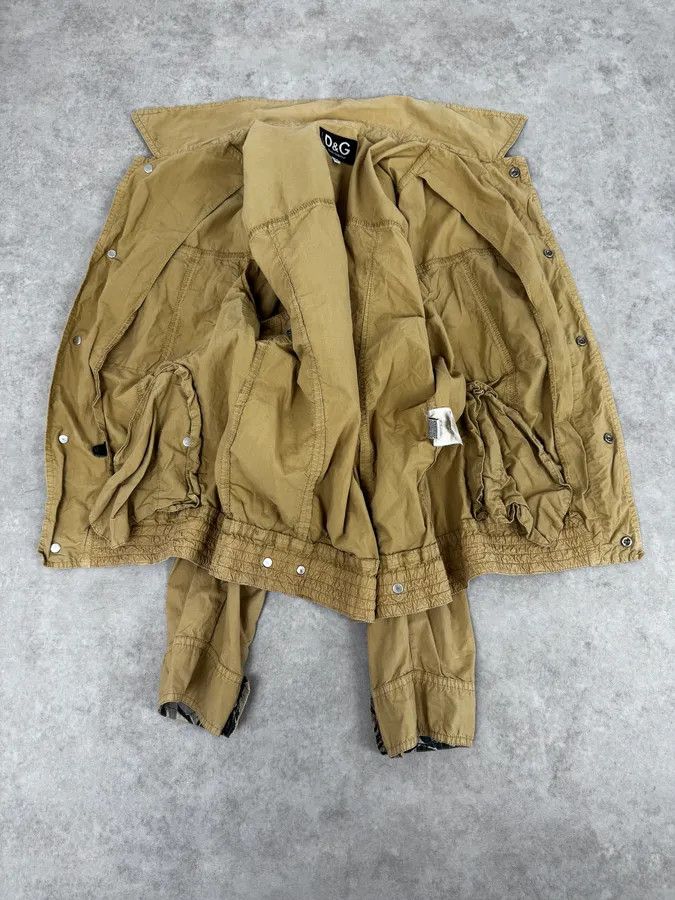 Dolce & Gabbana AW2004 Dolce & Gabbana Light Beige Military Utility Jacket Size US M / EU 48-50 / 2 - 7 Thumbnail