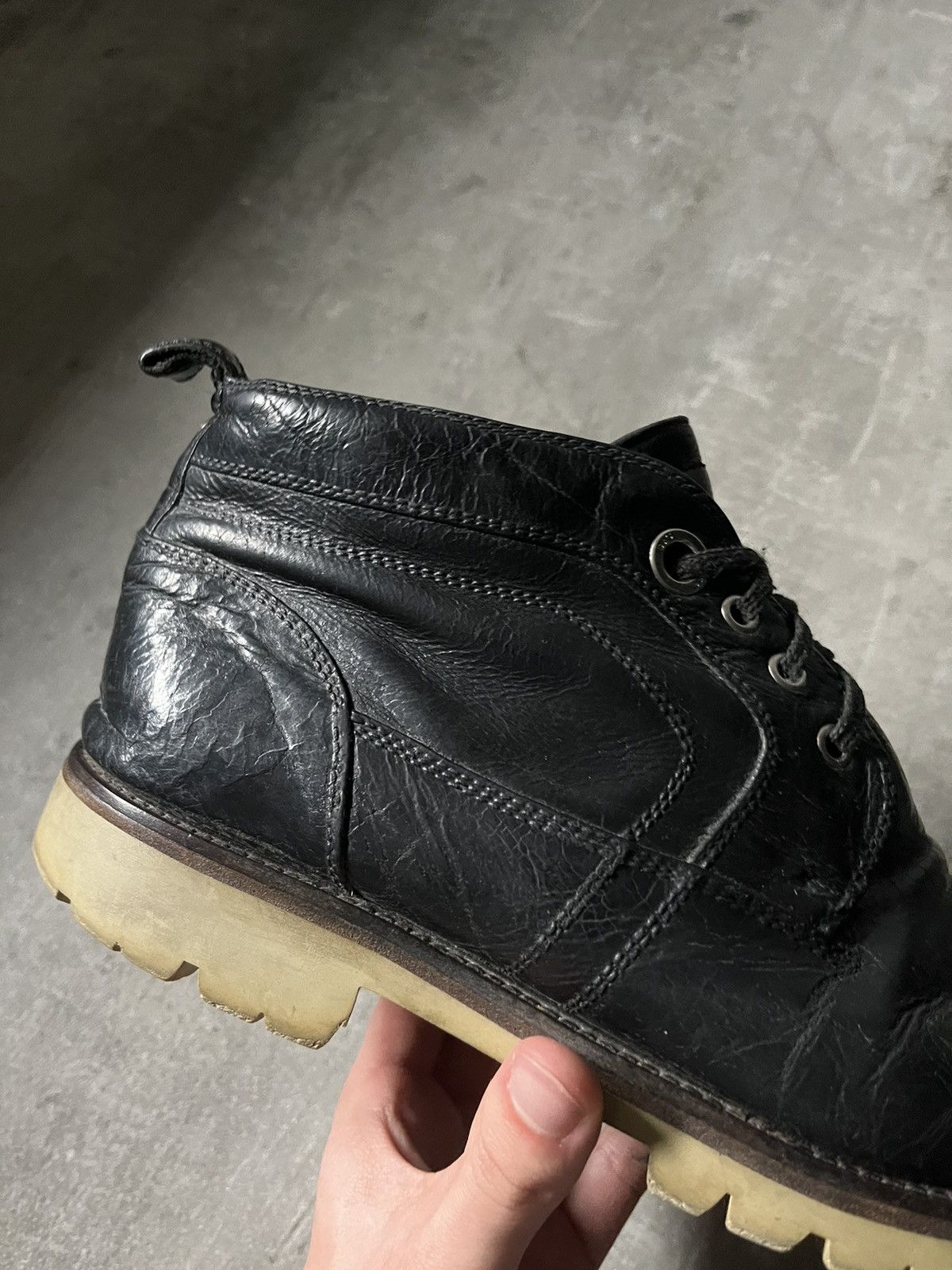 Dolce & Gabbana Dolce & Gabbana leather black boots rare Size US 12 / EU 45 - 7 Thumbnail